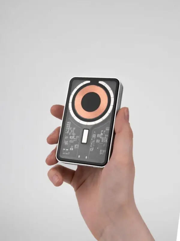 Магнитный беспроводной аккумулятор Cooper Ergo 5000 мАч, серебристый Магнитный беспроводной аккумулятор Cooper Ergo 5000 мАч, серебристый