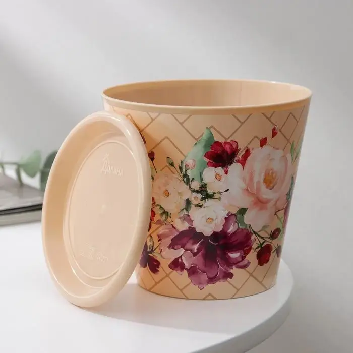 Горшок для цветов Доляна «Гранди», 800 мл, цвет бежевый Горшок для цветов Доляна «Гранди», 800 мл, цвет бежевый