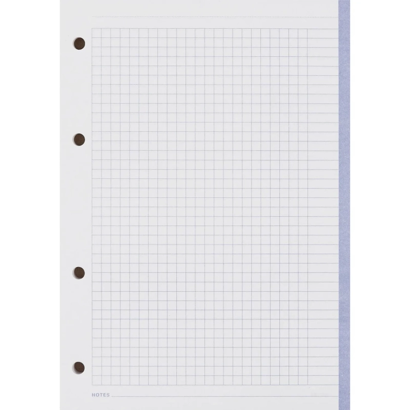 Сменный блок для тетрадей на кольцах, BeSmart А5 120л клетка Цветной N001d