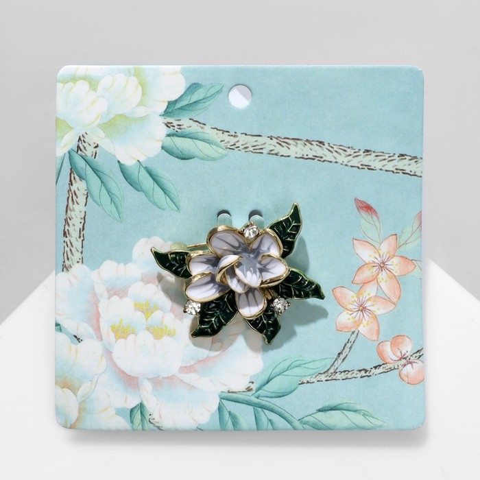 Брошь «Цветок» градиент, цветная в золоте Брошь «Цветок» градиент, цветная в золоте