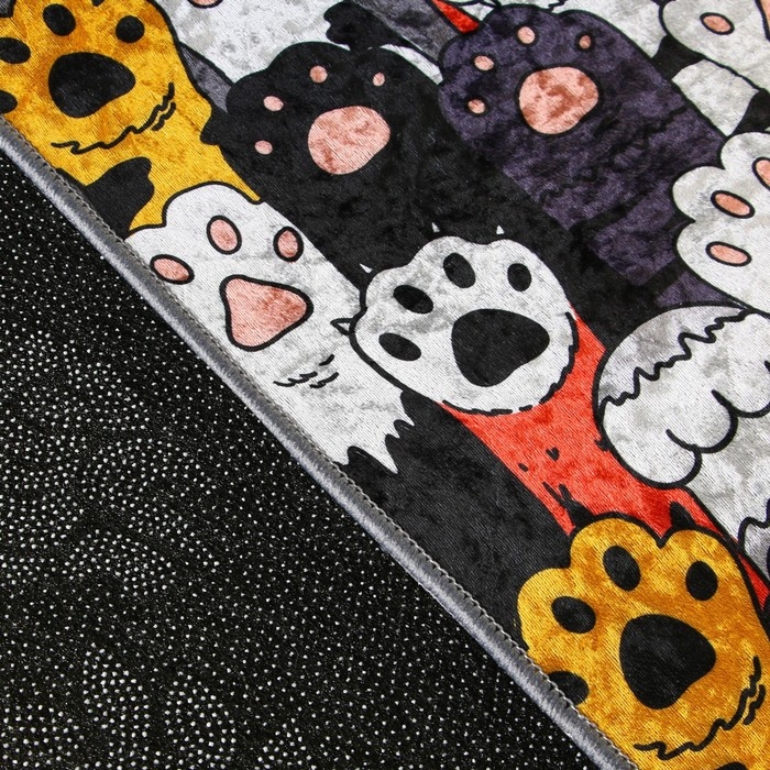 Коврик придверный Коврик придверный "Лапки", 40 х 60 см