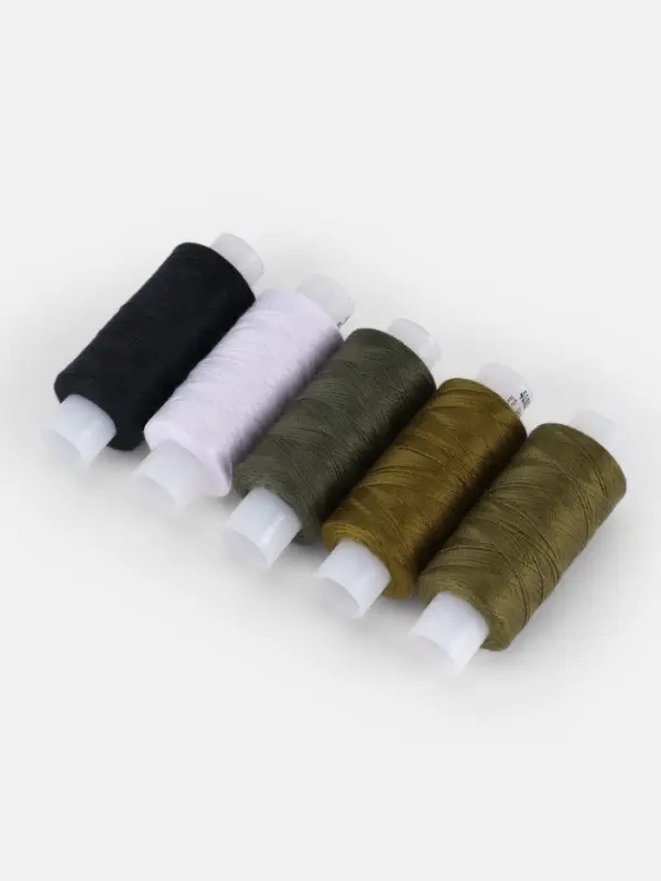 Нитки &laquo;Армейские&raquo;, 40ЛШ, 200 м, набор 5 шт., разноцветные