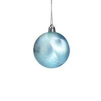 Ёлочные игрушки &laquo;Туманные грани&raquo;, шары новогодние, d=6 см, набор 16 шт., голубой