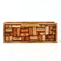 Пакет под бутылку &laquo;Пробки&raquo;, 36&times;10&times;13 см