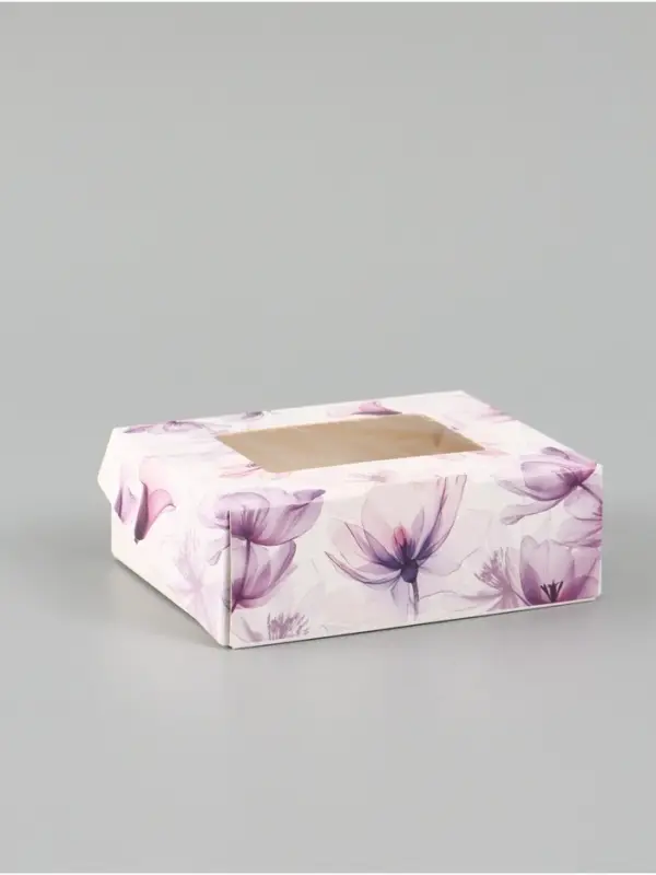 Коробка подарочная складная &laquo;Помни, ты прекрасна&raquo;, 10&times;8&times;3.5 см, с окном