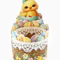 Форма ободок для кулича «Цыплёнок», на Пасху, 41.6×20.4 см Форма ободок для кулича «Цыплёнок», на Пасху, 41.6×20.4 см