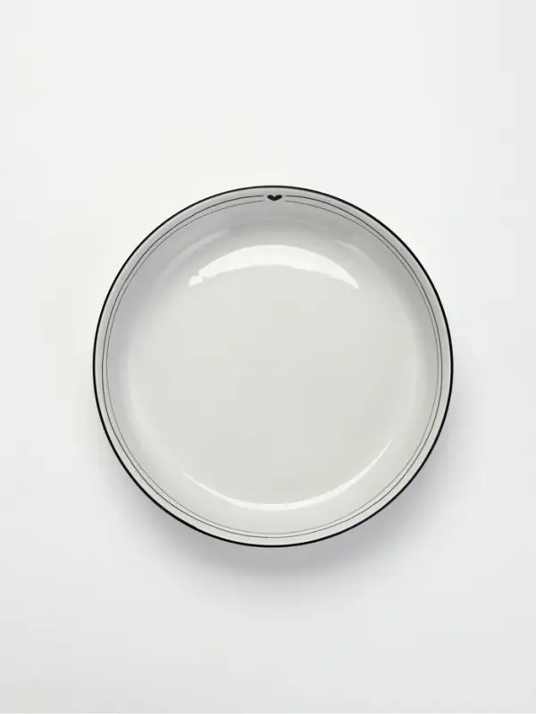 Тарелка суповая керамическая &laquo;С любовью&raquo;, d=20 см, 1000 мл, ручная работа