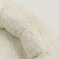 Лежанка для животных &laquo;Уют&raquo;, 50&times;42&times;11 см, мягкий мех, цвет молочный