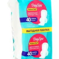 Прокладки Day Spa Ultra Natural нормал, софт, 40 шт.