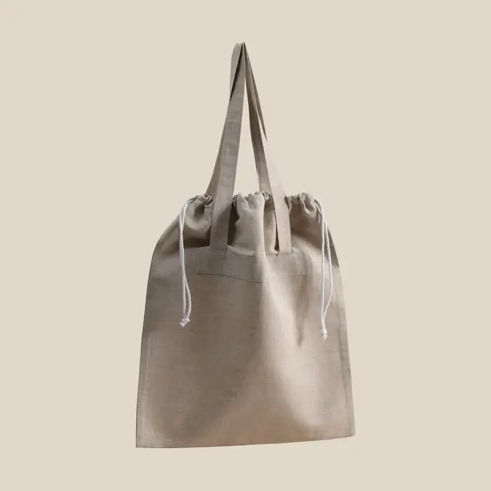 Сумка шоппер небелёный SL HOME Light shopper, 53&times;45 см, 100% лён, 200 г/м2