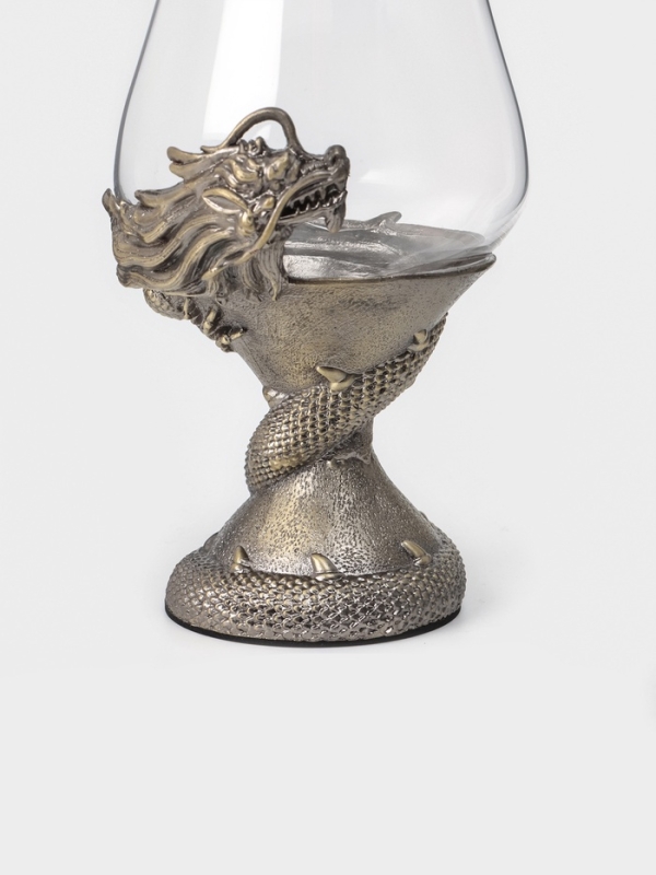 Бокал для коньяка 550 мл Бокал для коньяка 550 мл "Дракон", подарочный, бронза
