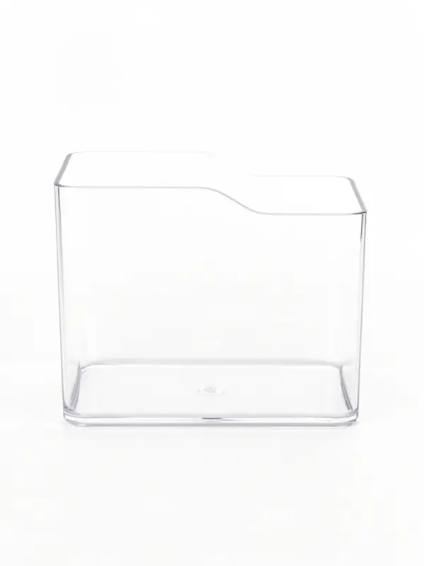 Аквариум настольный, 1.5 л, 12&times;8&times;10 см, бежевый