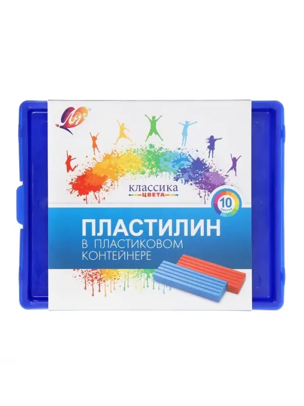 Пластилин &laquo;Луч. Классика цвета&raquo;,10 цветов, 200 г