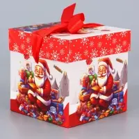 Коробка Самосборная "Колокольчики" 10х10х10 см 9594037