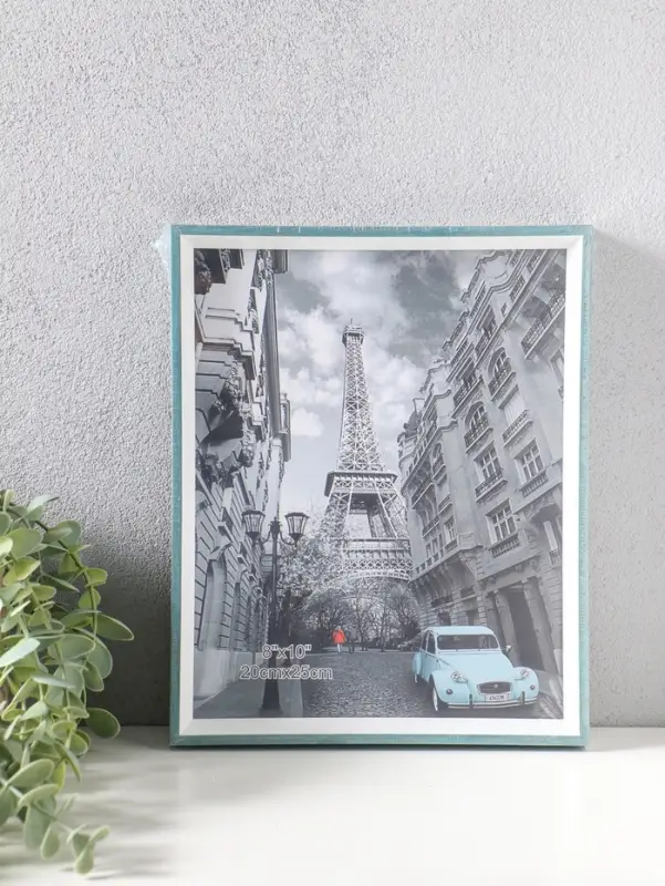 Фоторамка пластик 20х25 см "Данте" голубая лагуна 26х21х2,5 см