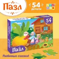 Пазлы детские сказки «Репка», 54 элемента