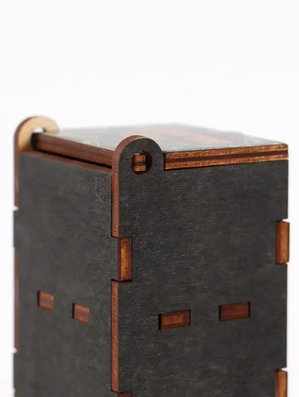 Коробка подарочная деревянная &laquo;Пуля&raquo; 4&times;5&times;6 см