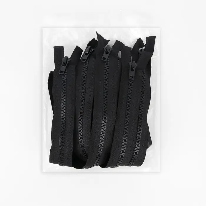 Молния «Трактор», №8, разъёмная, замок автомат, 70 см, чёрная