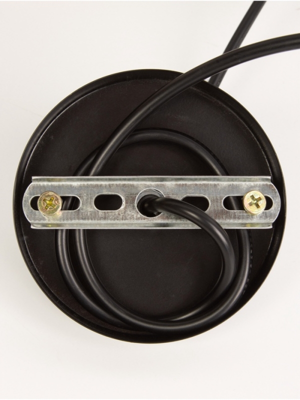 Светильник Светильник "Чикаго" 1х40Вт Е27 черный/коричневый 24,5х24,5х44(144)см