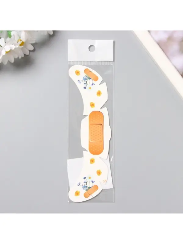 Переводная тату на тело цветная «Веснушки. Сухоцветы и лейкопластырь», 16×5 см Переводная тату на тело цветная «Веснушки. Сухоцветы и лейкопластырь», 16×5 см