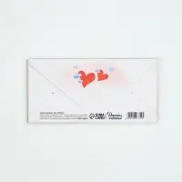 Конверт для денег деревянный «Всё начинается с любви», 12 × 18 см