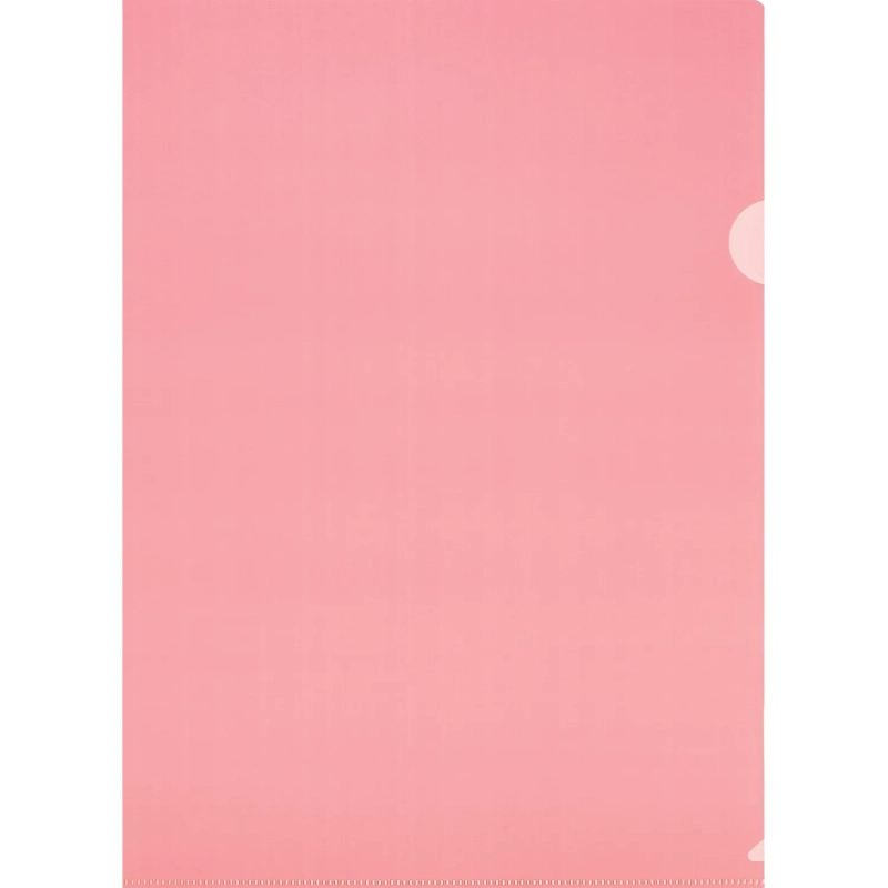 Папка уголок п/э цв. E-100/209T красная Россия 10шт/уп