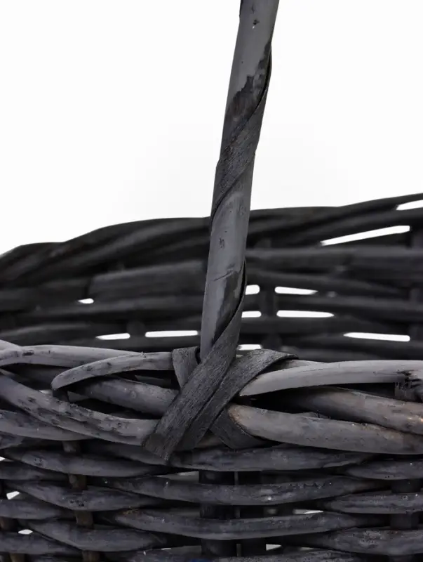 Набор корзин 3 шт ИВА 36x36x14 30x30x12 25x25x11 см ПЛЕТ ручка h=23/20/17 см