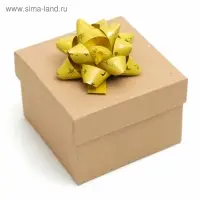 Бант - звезда №7.5, фасовка 8 шт., металик с рисунком, МИКС