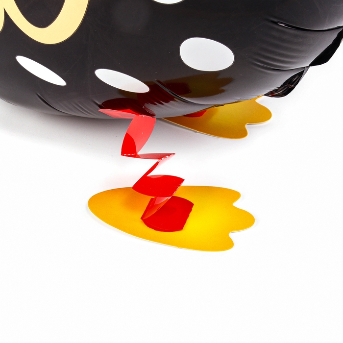 Шар фольгированный 20" &laquo;Чёрная курочка&raquo; на лапках