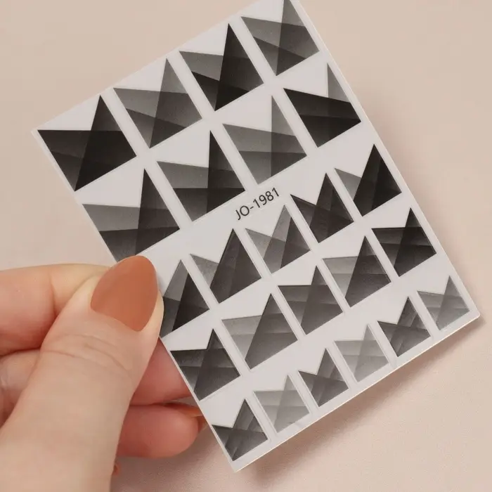 Наклейки для ногтей «Френч», чёрные Наклейки для ногтей «Френч», чёрные