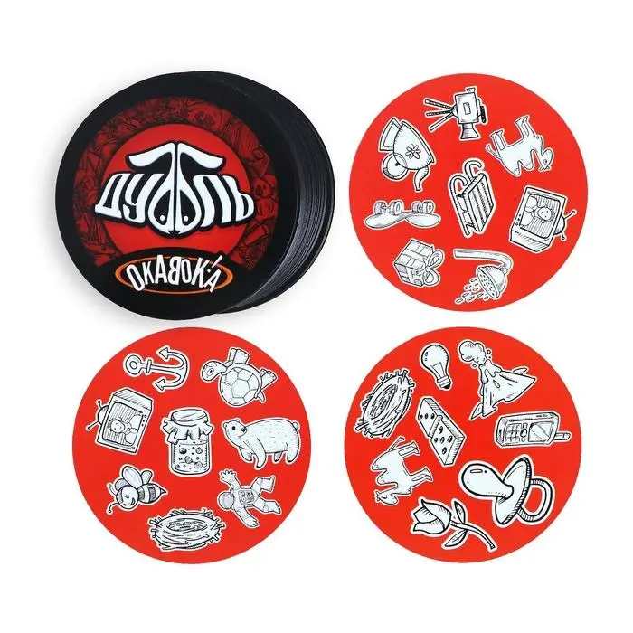 Настольная игра «Дуббль vs Окавока» 2 в 1, 6+ Настольная игра «Дуббль vs Окавока» 2 в 1, 6+