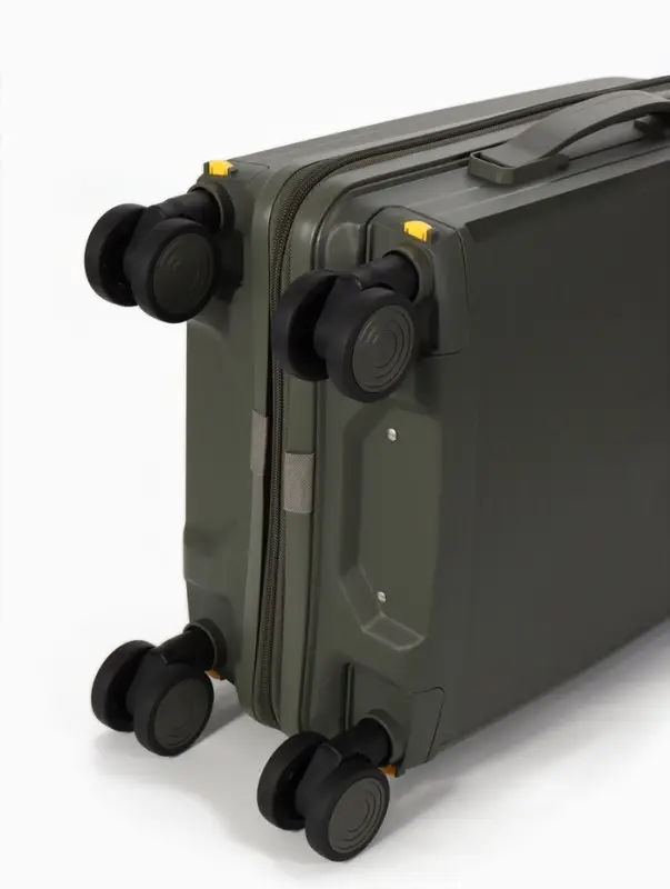 Чемодан на съёмных колёсах, 18", кодовый замок, 33&times;16&times;49 см, хаки