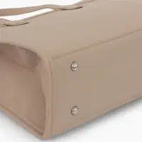 Сумка женская тоут TEXTURA на молнии, с кошельком, 30&times;10&times;24 см, бежевый