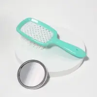 Расческа массажная, с зеркалом Расческа массажная, с зеркалом
