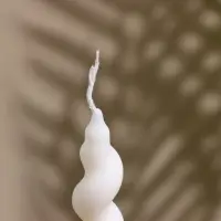 Свеча витая 1,9х1,9х18 см, соевый воск
