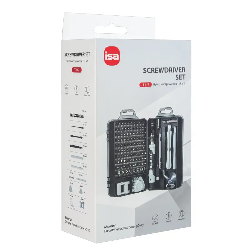 Набор инструментов 117 в 1 ISA Арт.611114