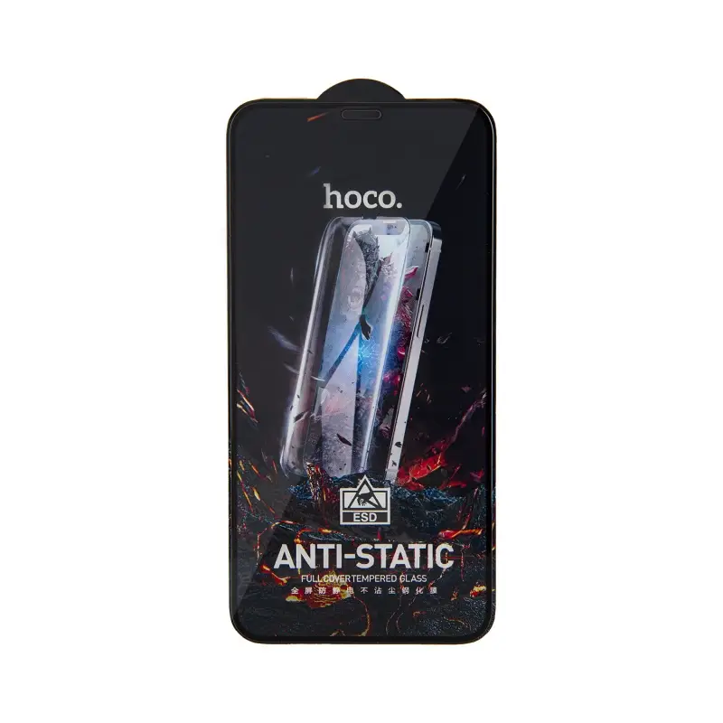 Защитное стекло для iPhone X/XS/11 Pro Full Screen HD Anti-Static G10 Hoco Black без упаковки