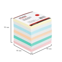 Блок для записей Attache Economy запасн. 9х9х9 цветной 65-80 г