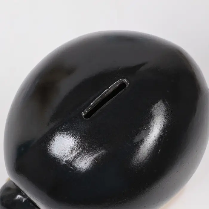 Копилка для денег &laquo;Боксерская перчатка&raquo;, гипс, чёрная с золотом, 12&times;14&times;24.5 см