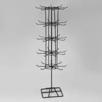 Вертушка, 5 ярусов по 8 крючков, 20&times;20&times;60, чёрная