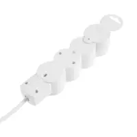 Удлинитель бытовой с выключателем В приДАЧУ, 3 гнезда, 3м, 10 А, 2200 вт, ПВС 3&times;0,75мм2, с заземлени