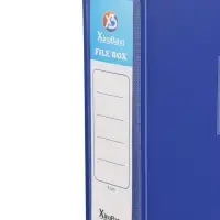 Короб архивный на кнопке А4 Calligrata, 70 мм, 800 мкм, разборный, синий
