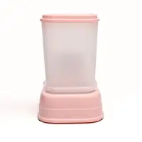 Автокормушка 1.5 л, 23.5&times;16&times;24 см, розовая