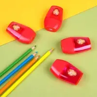 Точилка пластиковая, красная, «Мстители»