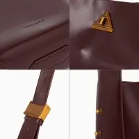 Сумка женская TEXTURA на винтовом замке, 24&times;11&times;24 см, коричневая