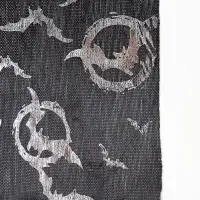 Скатерть на хеллоуин «Летучие мыши», серебро, 200 х 140 Скатерть на хеллоуин «Летучие мыши», серебро, 200 х 140