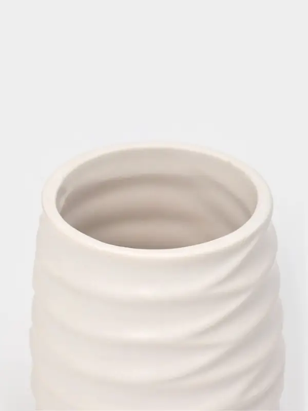 Набор для ванной "Sea Salt", 3 предмета (дозатор для мыла, стакан, подставка), цвет белый