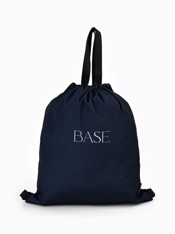 Мешок для обуви  Мешок для обуви "Base", цвет графит, два вида ручек, 41х31 см