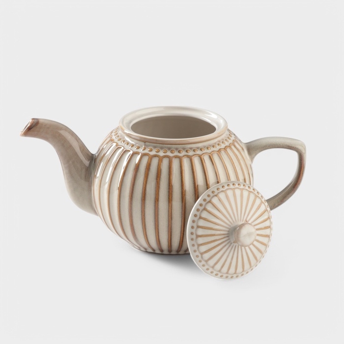 Чайник заварочный Доляна Чайник заварочный Доляна "Винтаж" 1100 мл, цвет бежевый