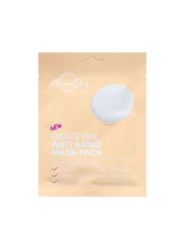 Маска тканевая для лица Grace Day, анти-возрастная, 27 мл